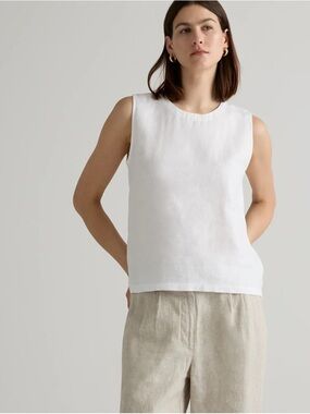 Quince 100% European Linen Tank
